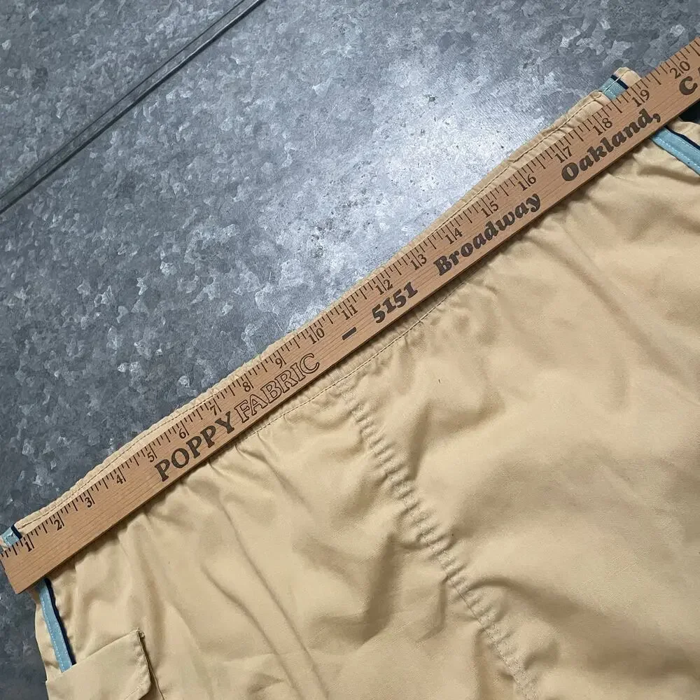 Vintage Jockey Man In Motion Logo Shorts Mens Large XL Tan Brown Retro 70s 80s